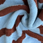Customized Printed Logo 100% Cotton Hotel Stripe  Jacquard Beach Towel