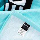 Custom Cartoon pattern velour fabric 100% cotton kids beach towel with custom prints