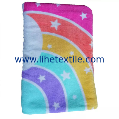 Personalised 100% cotton printed with logo kids beach towel