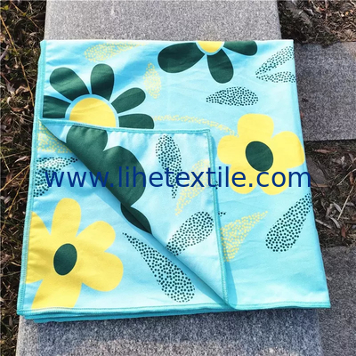 microfiber two side print fast drying beach towel