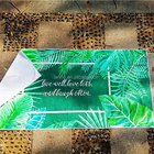 Promotional Quick Dry Sand Free Digital Photo Printed Microfiber Custom Beach Towel With Logo