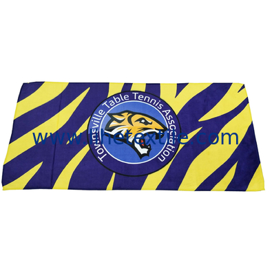 Microfiber gym fitness sports towels with logo custom print gift towels