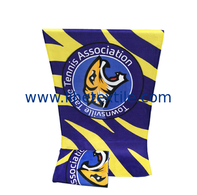 Microfiber gym fitness sports towels with logo custom print gift towels