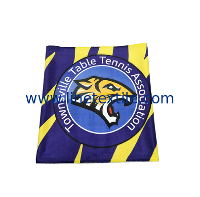Microfiber gym fitness sports towels with logo custom print gift towels