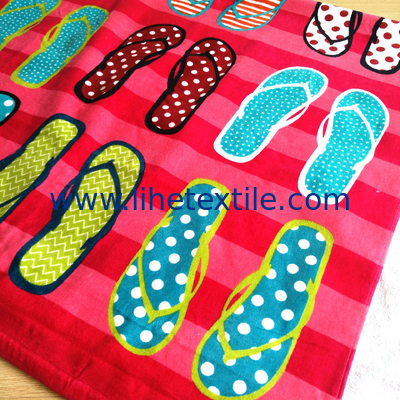 Eco friendly custom print beach towels with logo