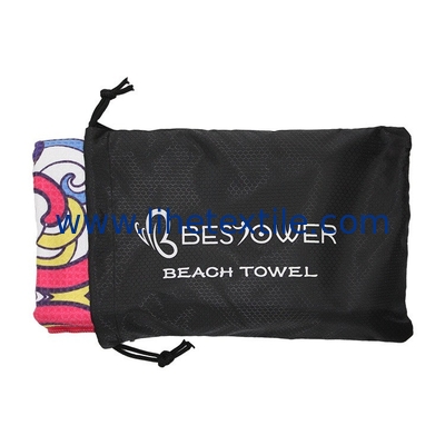 Microfiber Printed Waffle Beach Towel Sand Free Beach Towel