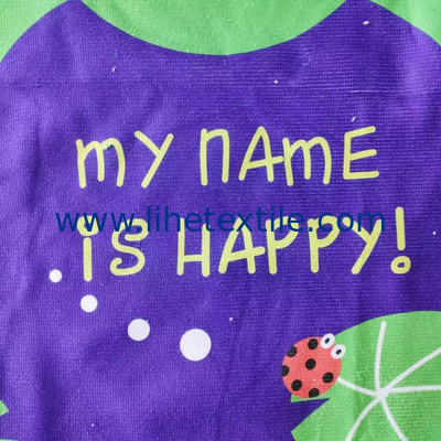 Custom kids Cartoon Printing Hooded Microfiber Towel Beach