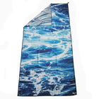 Recycled eco friendlyl Waffle Printed Sand Free Beach Towels with Custom printed