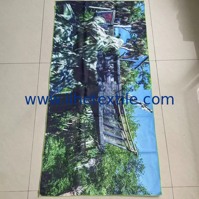 Quick dry no sand recycled custom tropical personalised beach towels