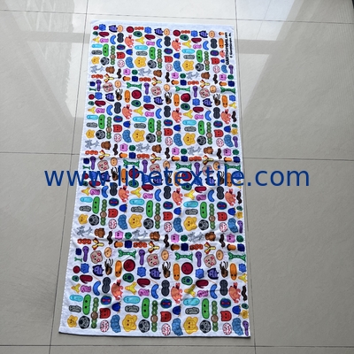 luxury 100% cotton sublimation beach towels with logo custom print