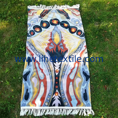 High quality yarn-dyed printing luxury beach towels kids cotton beach towel