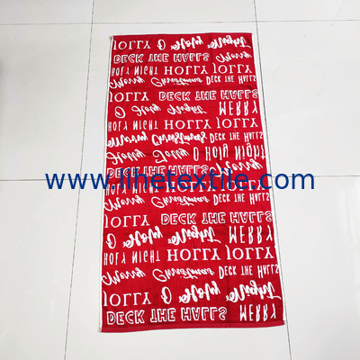Colorful Yarn Dyed  jacquard Towel  Custom Logo Cute Pattern Beach Towel