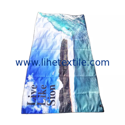 Heat Transfer Print Microfibre Suede Swimming Pool  beach Towel