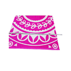 High quality custom printed cotton pink  beach towel with logo