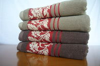 100% cotton jacquard bath towel , yarn dyed , towel set