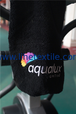 Low Price Advertising Gym Towels with custom embroidery logo custom color 100% cotton 35X75CM hand towel