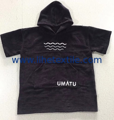 High Quality China Factory Custom Produce beach towel poncho towel surf robe poncho towel