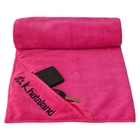 custom logo soft absorbent cotton hooded gym towel