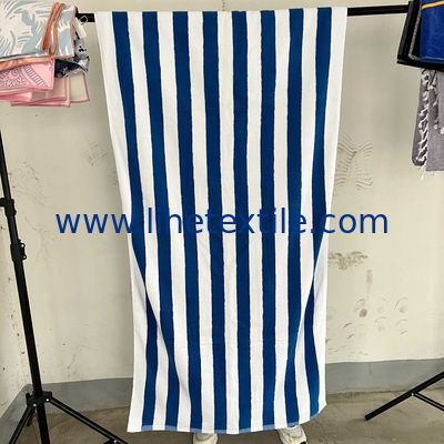 Customized logo printing 100% cotton beach towel logo printing