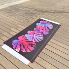 custom printed pattern logo microfiber beach towel