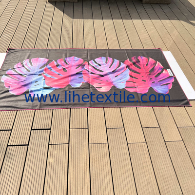 custom printed pattern logo microfiber beach towel