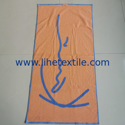 Professional Manufacture Personalized  100% Cotton  jacquard Beach Towel