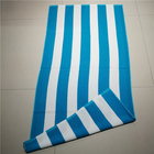 Amazon hot sale custom yarn-dyed jacquard woven beach towel