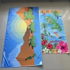Oversized  kids eco friendly light weight print microfiber beach towel custom sand free beach towel