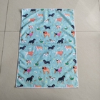 Manufacturer supply polyester sand proof ocean animal cartoon   dog pattern towel beach animal print beach towel