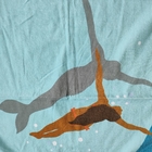 wholesale organic cotton sublimation beach towel with logo custom print personalized printed ocean animal cartoon beach