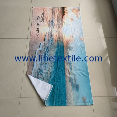 oversized quality children beach towel custom print beach towel 100% cotton with logo recycled beach towel