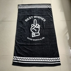 Newest Selling 100% cotton sublimation  summer luxury custom designer print with logo sand free  beach towel