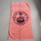 wholesale  organic  quick dry  digital print beach towel one color palm tree beach towel cotton beach towel