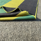 2022 hot sale high quality  light weight printed towel fabric stripe sandfree custom logo waffle beach towel