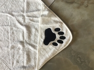 Clean and hygienic organic bamboo hooted baby bath towel wholesale white baby bath towel hooded