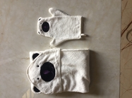 Clean and hygienic organic bamboo hooted baby bath towel wholesale white baby bath towel hooded