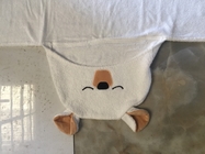 Hotsale high water absorption soft fabric kids white bamboo fiber  bath towels baby towel with hood animal