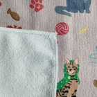 Fashionable light pink microfiber quick dry  beach towel custom print summer animal print sand free  beach towel