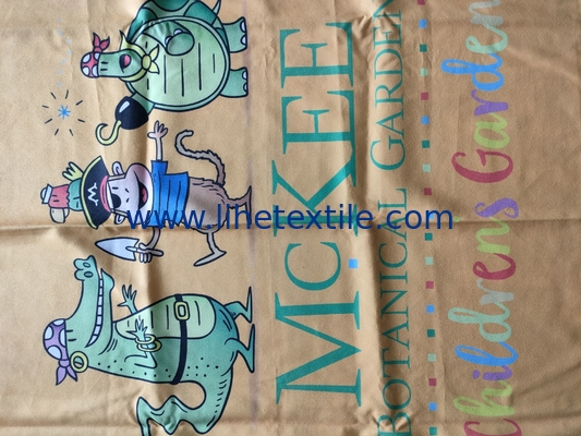 wholesale  double side print microfiber custom print summer sand free cartoon animal quick dry  beach towel