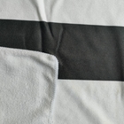 Soft fabric microfiber beach towel with logo custom print designer summer light weight stripe beach towel