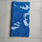 High quality cotton  jacquard design beach towel custom  flower pattern organic sublimation beach towel with logo