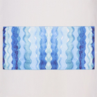 Wholesale microfiber sand free beach towel custom print blue quick dry recycled beach towel