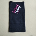 Personalised custom microfiber waffle embroidery beach towel with logo