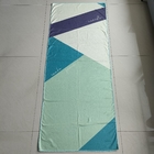 summer quick dry recycled plastic custom sublimation printed suede microfiber waffle sand free beach towel microfibre