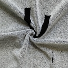 Custom 100% cotton classic black and white woven jacquard design beach towel
