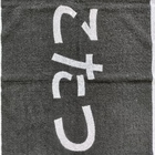 Custom 100% cotton classic black and white woven jacquard design beach towel