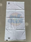 Cheap Promotional Custom Logo cotton White Printed Beach Towels