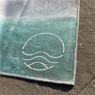 Wholesale Light Weight microfiber suede custom print sand free beach towel