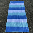 Recycled manufacturer Waffle beach towel wholesale printed striped beach with logo
