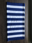 Custom Wholesale Digital Sublimated Printed Logo Sand Free Quick Dry Swimming Pool Cabana Stripe Microfiber Beach Towel